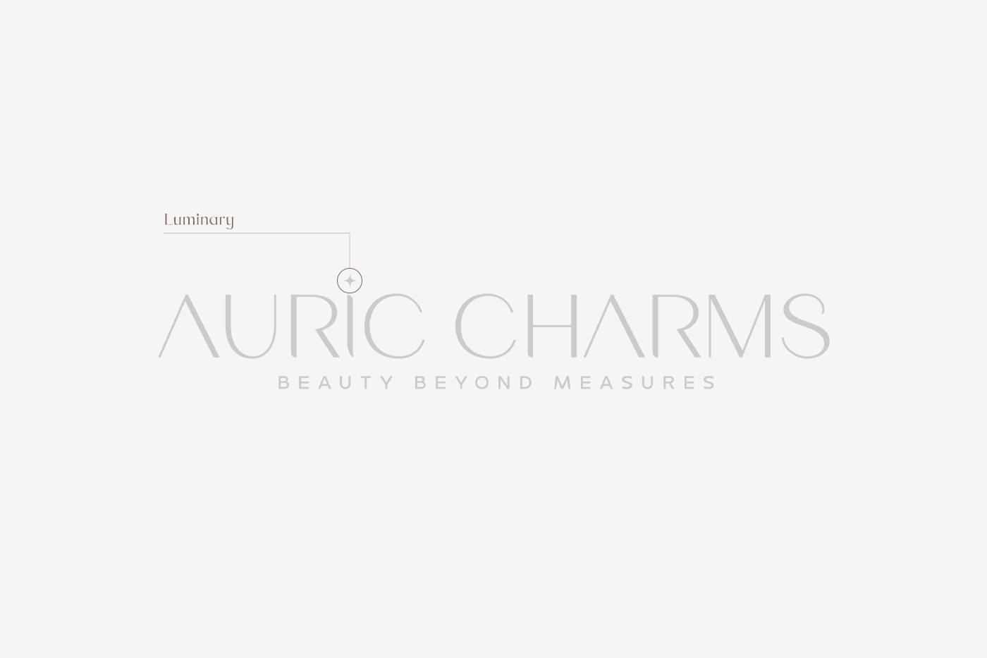Auric Charms logo, Beauty Beyond Measures