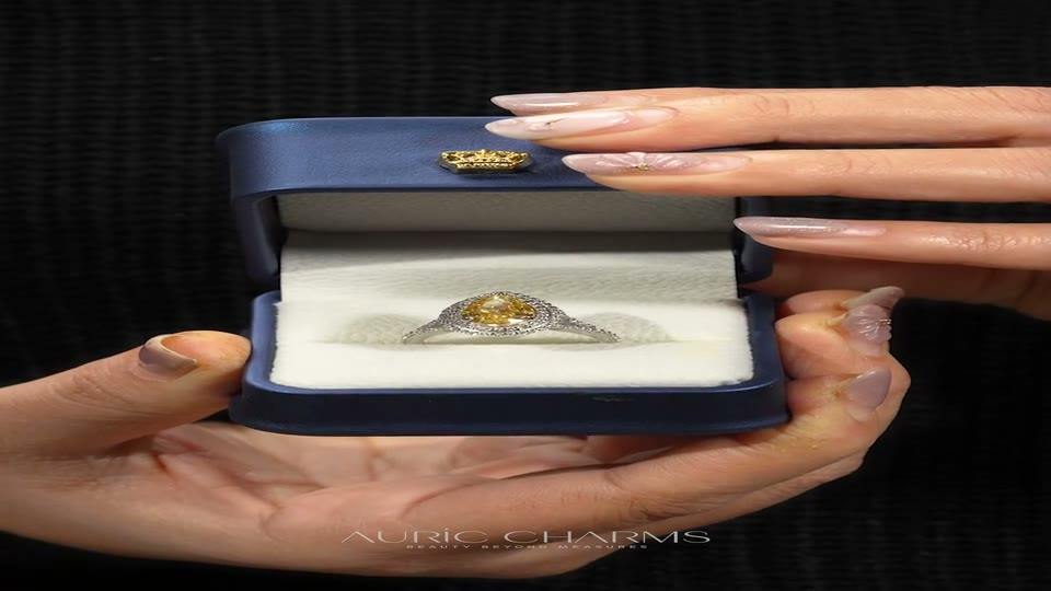 Auric Charms lab grown diamond jewellery social video content by Indiibot Technology