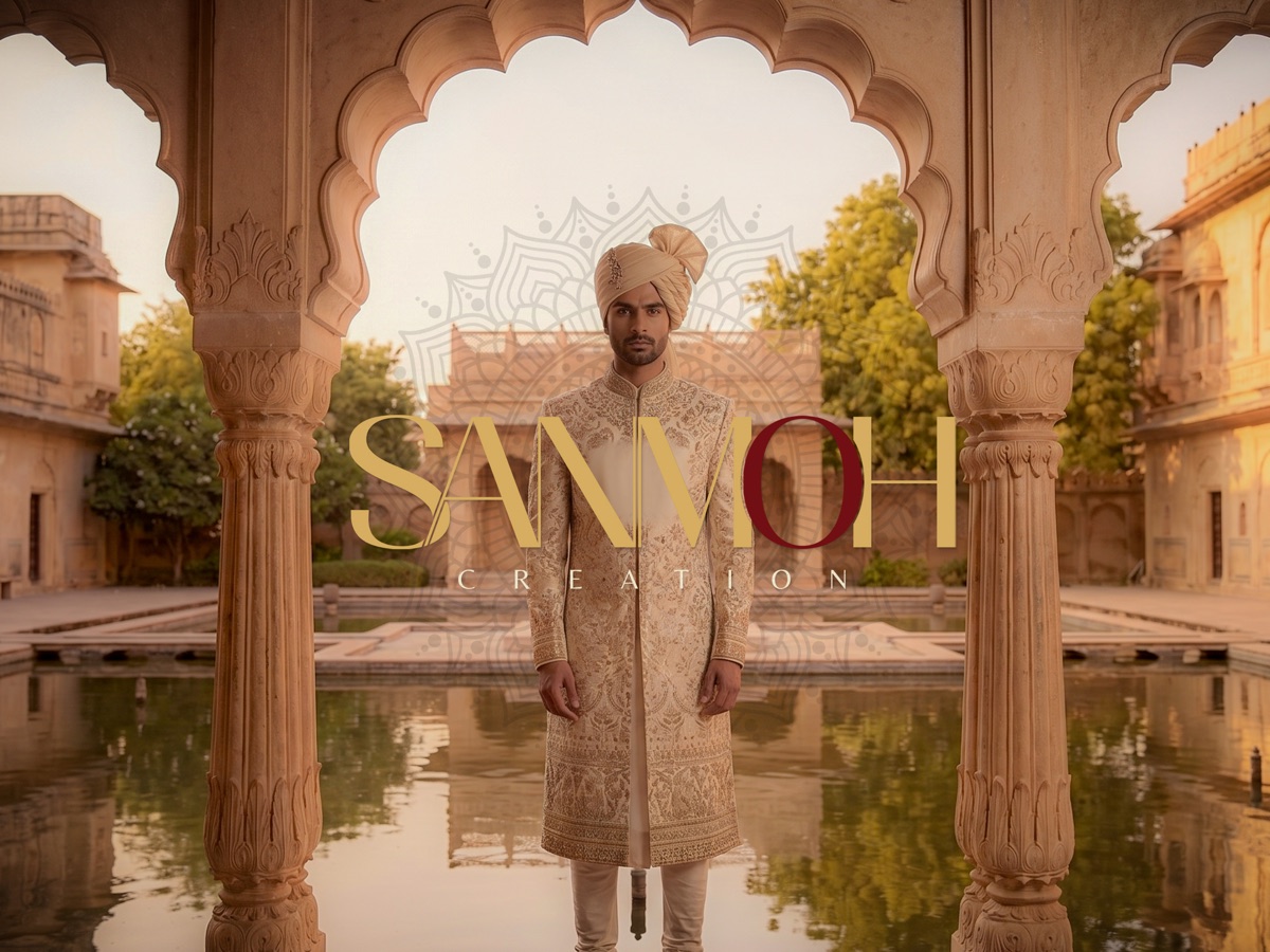 Sanmoh logo on dark background