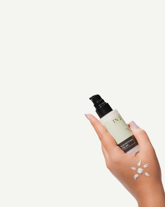 Sun Defense Cream texture