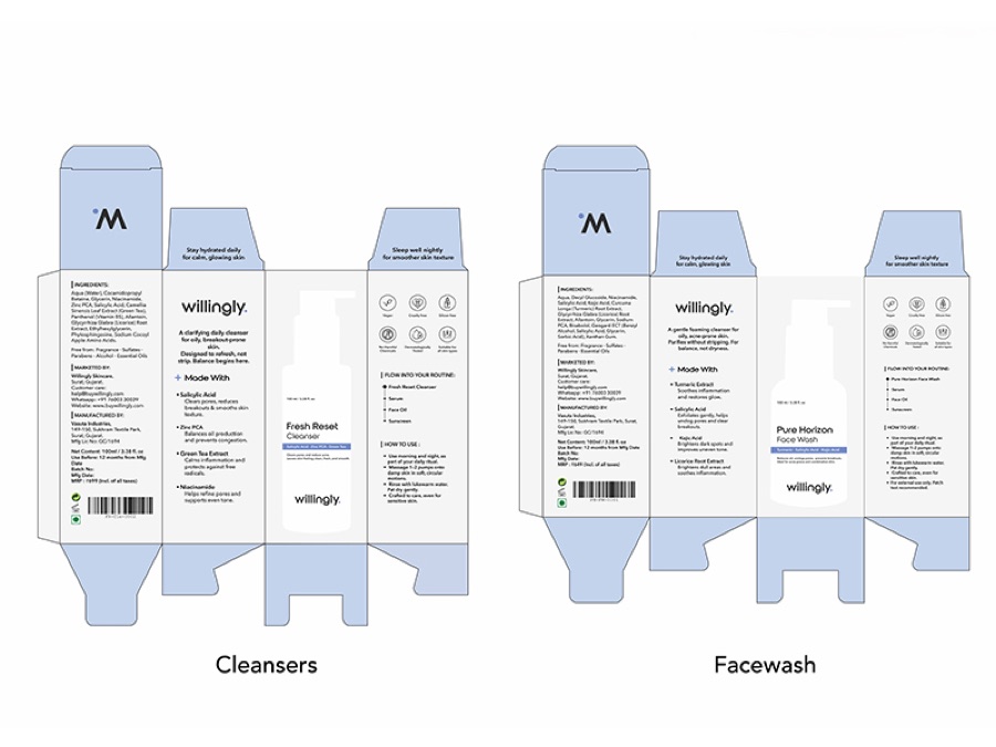 Willingly packaging detail
