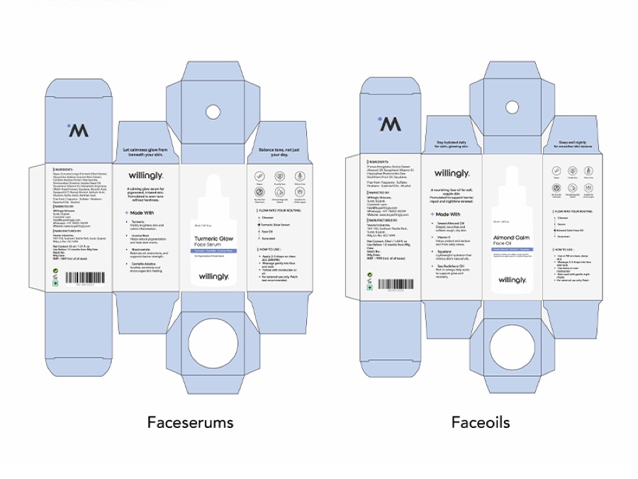 Willingly packaging detail