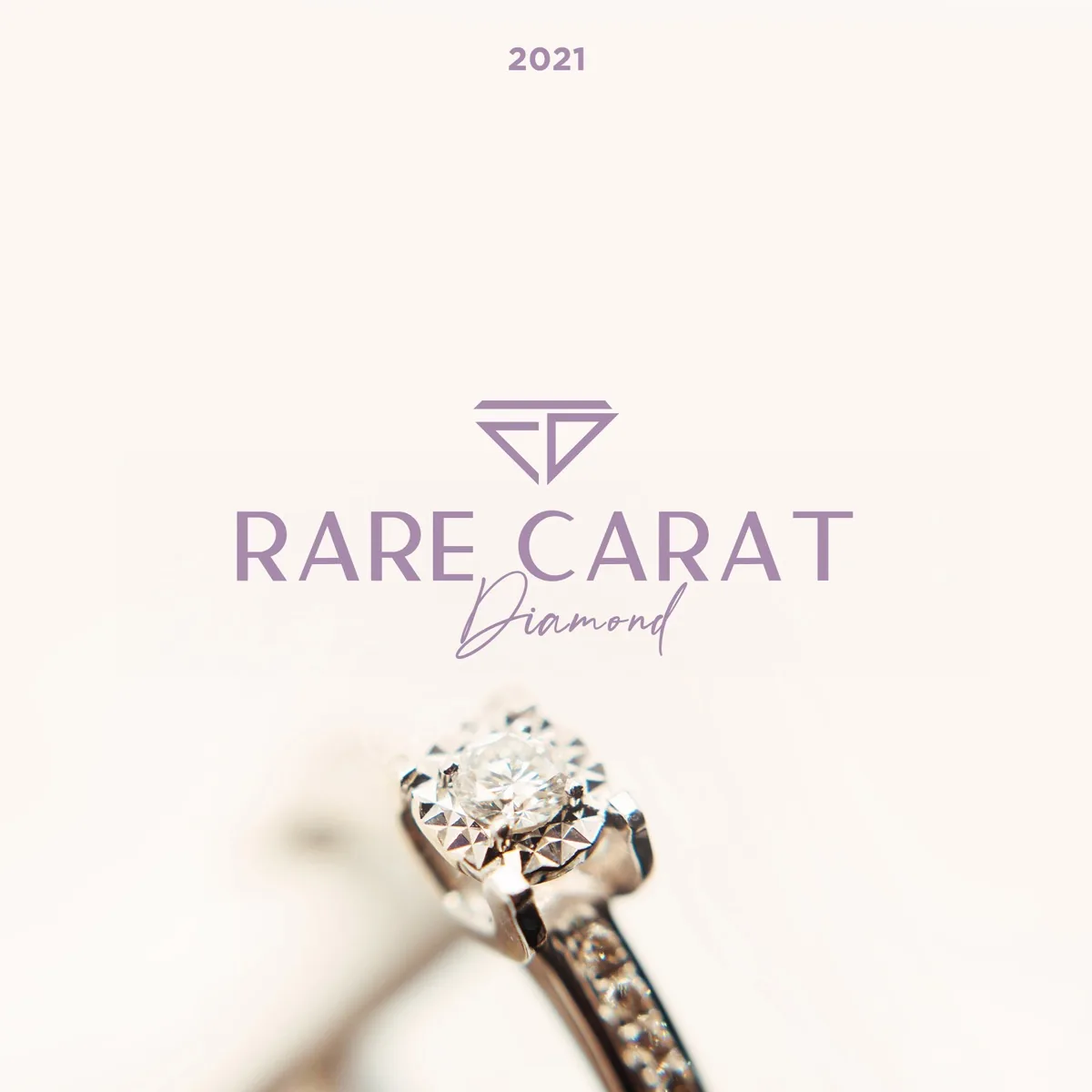 Rare Carat Diamond logo by Indiibot Surat